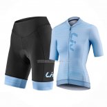 2023 Ropa Ciclismo Mujer Liv Luz Azul Mangas Cortas y salopette